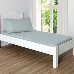 Colcha Sleep Solteiro 200 Fios Vida Bela Lisa Verde Benit/2407