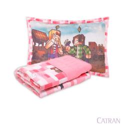 Colcha Solteiro 150 fios Lidia e Authentic Rosa