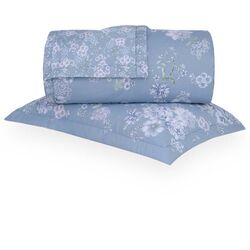 Colcha Solteiro 180 Fios Lazuli Estampada