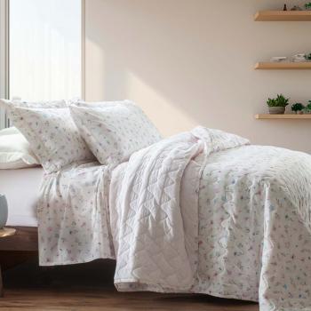 imagem de Colcha Solteiro 180 Fios Mariposy - Kacyumara