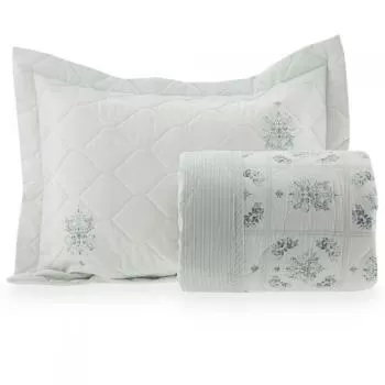 imagem de Colcha Solteiro 200 Fios Ayse - Kacyumara