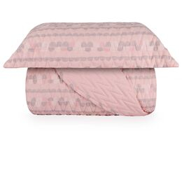 Colcha Solteiro 200 Fios Bilbao Rosa