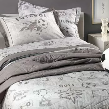 imagem de Colcha Solteiro 200 Fios Campeonato - Karsten