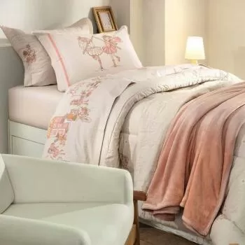 imagem de Colcha Solteiro 200 Fios Daisy - Karsten