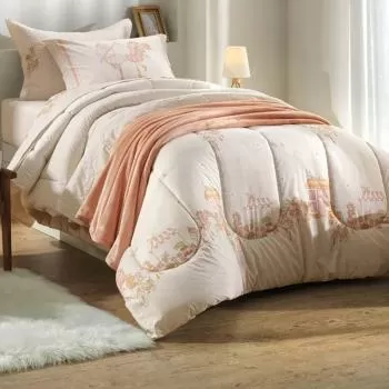 imagem de Colcha Solteiro 200 Fios Daisy - Karsten