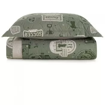 imagem de Colcha Solteiro 200 Fios Futebol - Karsten