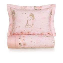 Colcha Solteiro 200 Fios Lily Rosa