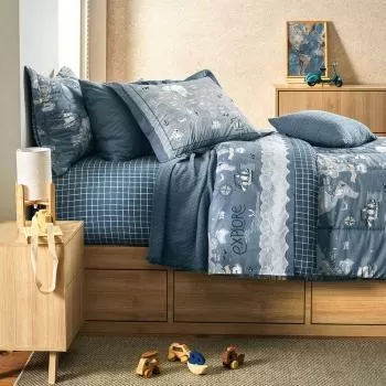 imagem de Colcha Solteiro 200 Fios Mundi - Karsten