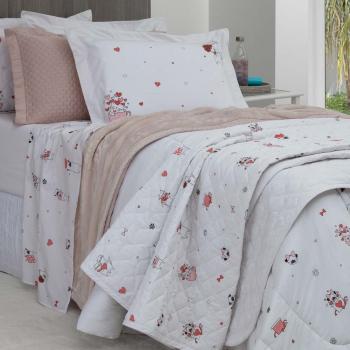 imagem de Colcha Solteiro 200 Fios Petlove - Kacyumara