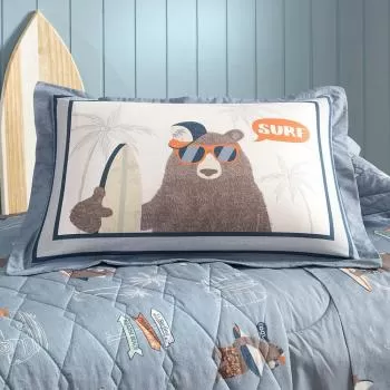 imagem de Colcha Solteiro 200 Fios Surf - Karsten