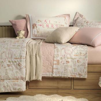 imagem de Colcha Solteiro 200 Fios Viajante - Karsten