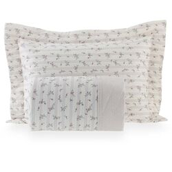 Colcha Solteiro 200 Fios Vintage Louise Estampada