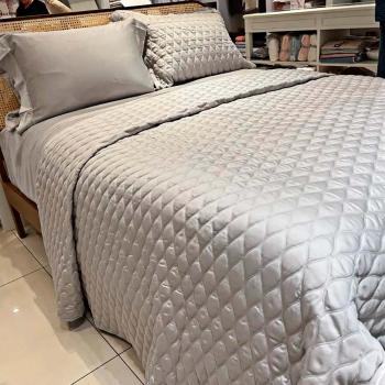 imagem de Colcha Solteiro 300 Fios Bordada Charlotte - Domani