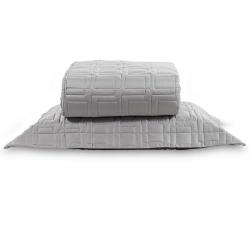 Colcha Solteiro 300 Fios Constantine Cinza