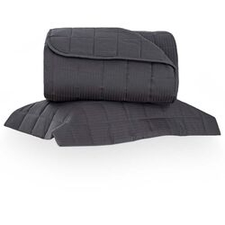 Colcha Solteiro 300 Fios Damask Stripes Chumbo/17