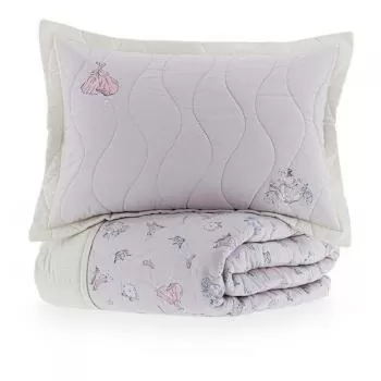 imagem de Colcha Solteiro 300 Fios Princesas - Kacyumara