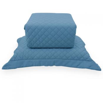 Colcha Solteiro 300 Fios Torino Azul