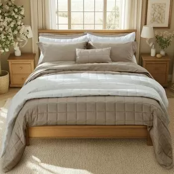 imagem de Colcha Solteiro com Almofada 300 Fios Le Constantine - Marken Fassi