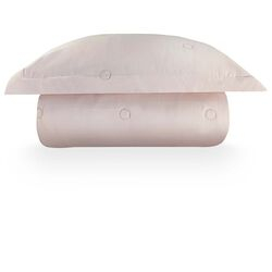 Colcha Solteiro com Almofada 300 Fios Milos Rosa