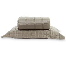 Colcha Solteiro King 300 Fios Constantine Bege