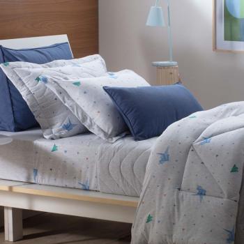 imagem de Colcha Solteiro Malha Kami - Naturalle Fashion