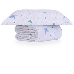 Colcha Solteiro Malha Kami Estampada