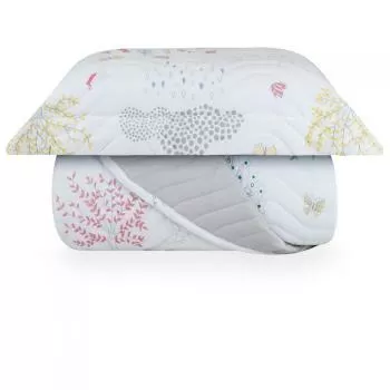 imagem de Colcha Solteiro Malha Origami - Naturalle Fashion
