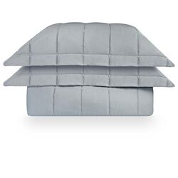 Colcha Super King 300 Fios Piazza Cinza