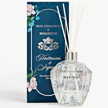 imagem de Difusor de Ambiente Bridgerton Hortênsias e Segredos 250ml - Dani Fernandes