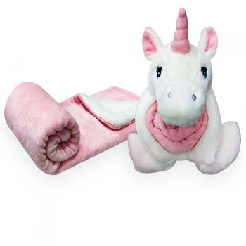 imagem de Edredom Ber�o Dupla Face Animals Unic�rnio - Niazitex