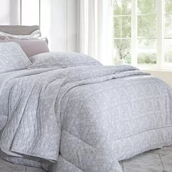 imagem de Edredom Casal 200 Fios Vintage Corações - Kacyumara