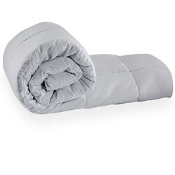 Edredom King Toque de Pétalas Prata