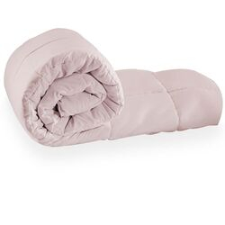 Edredom King Toque de Pétalas Rosé