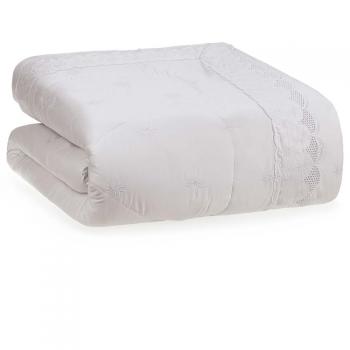 Edredom Queen 300 Fios Edelweiss Branco