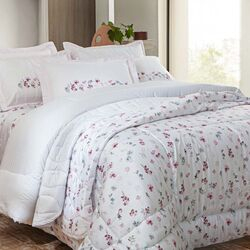 Edredom Queen 300 Fios Lydie Estampado