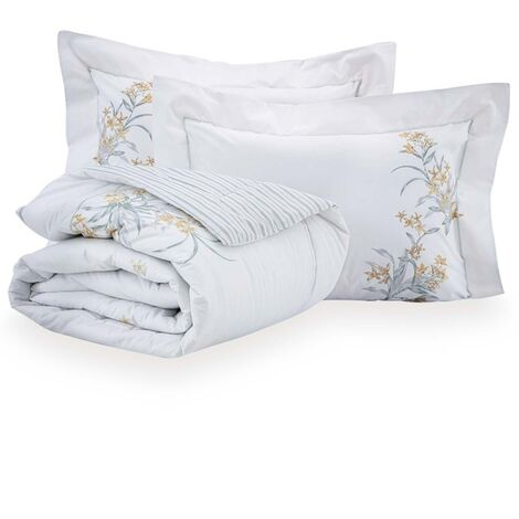 imagem do produto Edredom Queen com Fronhas 200 Fios Maragogi - Naturalle Fashion