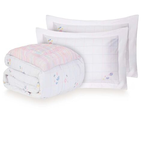 imagem do produto Edredom Queen com Fronhas 200 Fios Tea Time - Naturalle Fashion