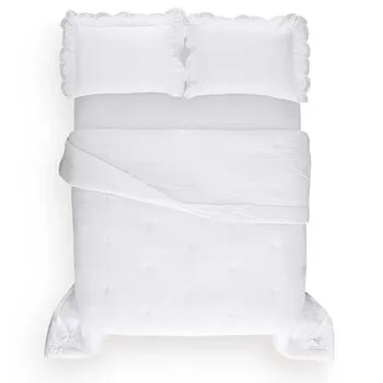 imagem de Edredom Queen com Fronhas 300 Fios Windsor Bordado - Naturalle Fashion