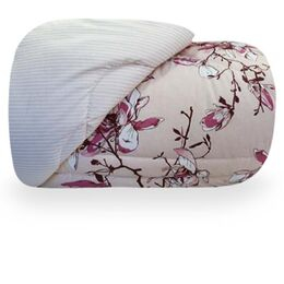 Edredom Solteiro 200 Fios Dijon Rosa