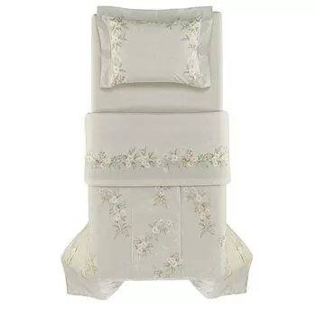 imagem de Edredom Solteiro 200 Fios Iasmin - Karsten