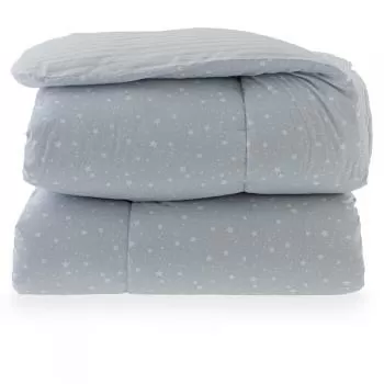 imagem de Edredom Solteiro 200 Fios Vintage Estrela - Kacyumara