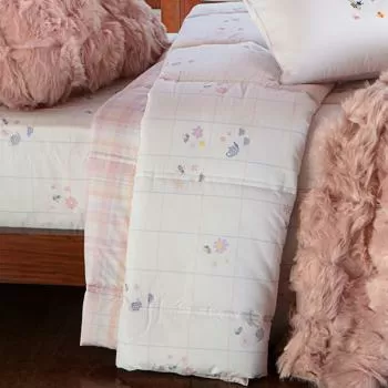 imagem de Edredom Solteiro King com Fronha 200 Fios Tea Time - Naturalle Fashion