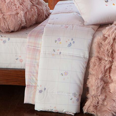 imagem do produto Edredom Solteiro King com Fronha 200 Fios Tea Time - Naturalle Fashion