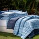 imagem do produto Edredom Solteiro King com Fronha 200 Fios Xadrez London - Naturalle Fashion