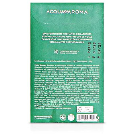imagem do produto Envelope Perfumado Dia a Dia Alecrim 12g - Acquaroma