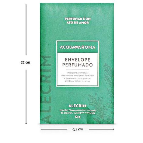 imagem do produto Envelope Perfumado Dia a Dia Alecrim 12g - Acquaroma