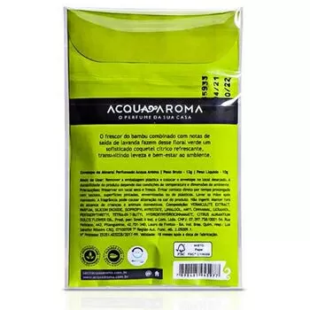 imagem de Envelope Perfumado Dia a Dia Bambu Chinês 12g - Acquaroma