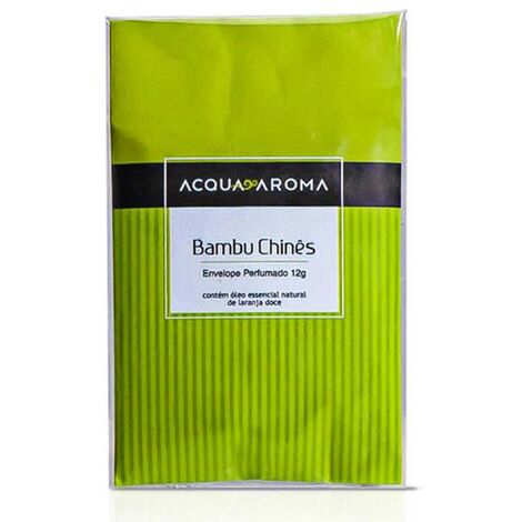 imagem do produto Envelope Perfumado Dia a Dia Bambu Chin�s 12g - Acquaroma