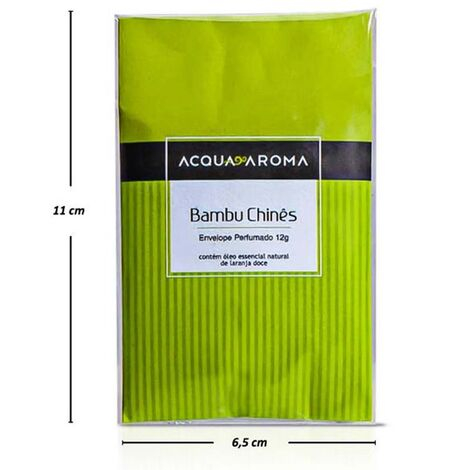 imagem do produto Envelope Perfumado Dia a Dia Bambu Chin�s 12g - Acquaroma