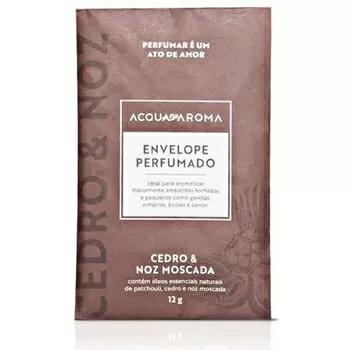 imagem de Envelope Perfumado Dia a Dia Cedro e Noz Moscada 12g - Acquaroma